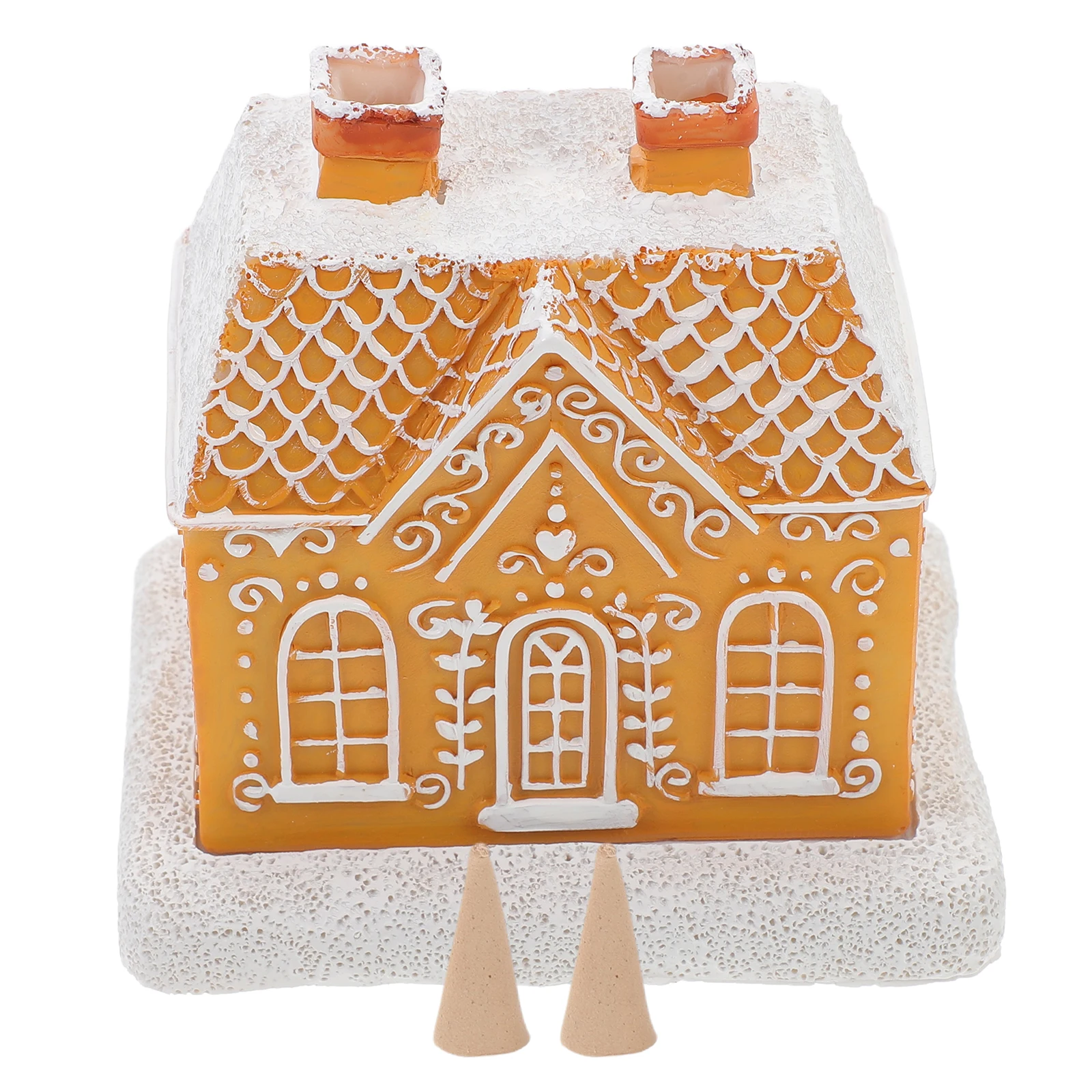 

Aromatherapy Ornaments Home Christmas Essential Oil Diffuser Wax Melt Burner Synthetic Resin Stick Cone Holder Decoration