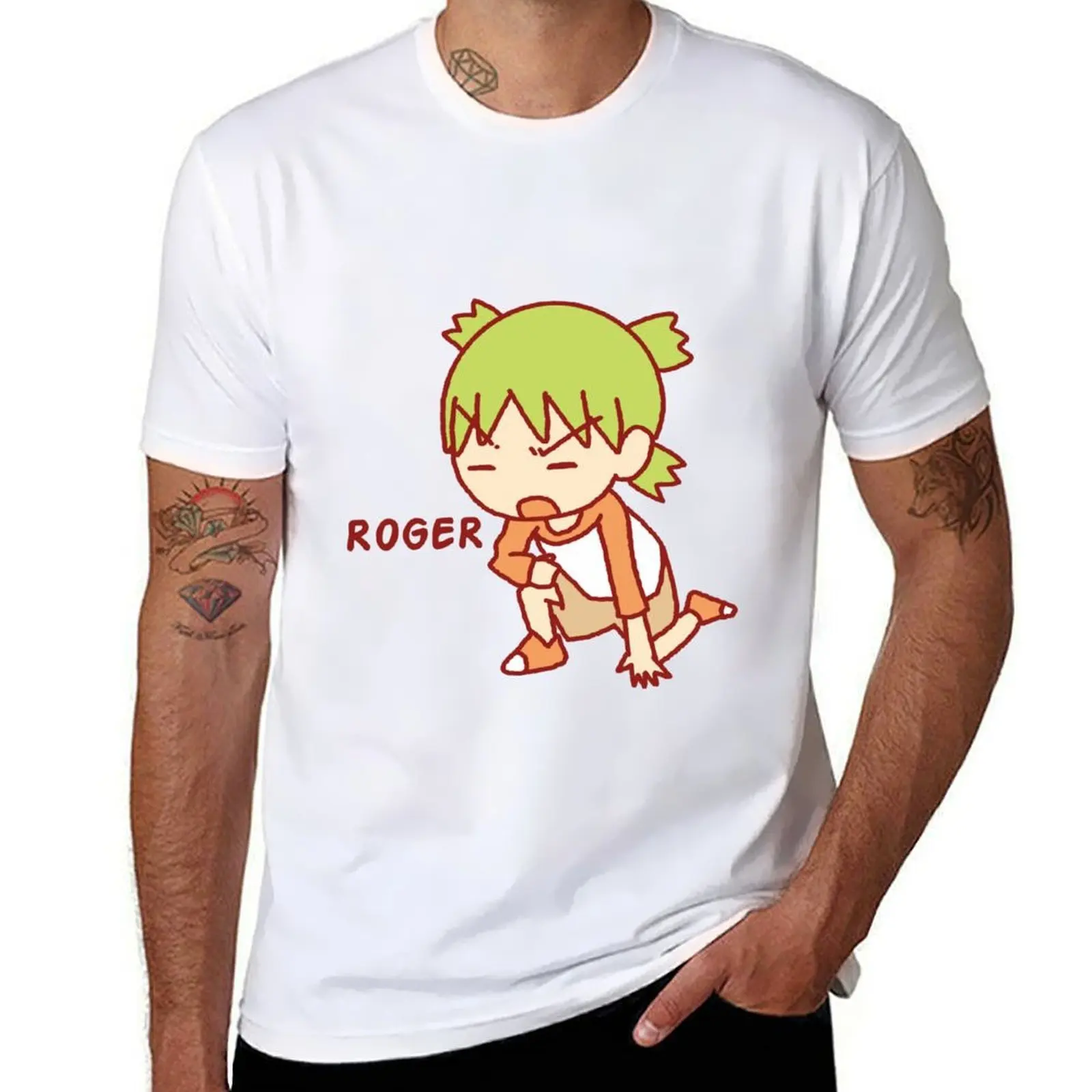 

Yotsuaba - Roger T-Shirt t shirts for man graphic vintage g man t shirts for men men t shirt cotton 100% T-shirt