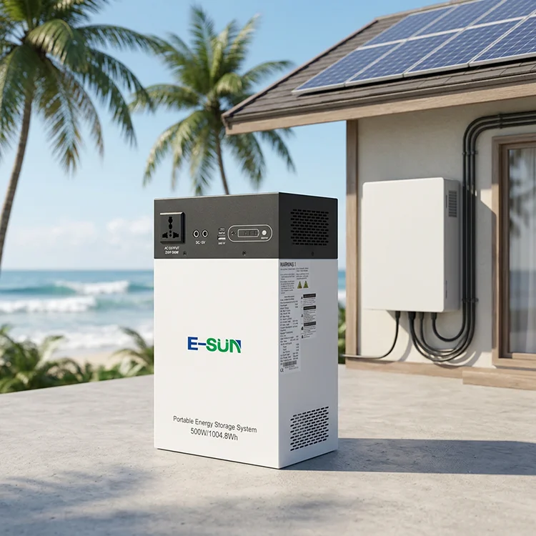 Grid All in One Solar Power System Full Set for Residential E-SUN 1kwh 2kWh Pv Solar Kit 8000+ Cycles Durable 500w 1kw off