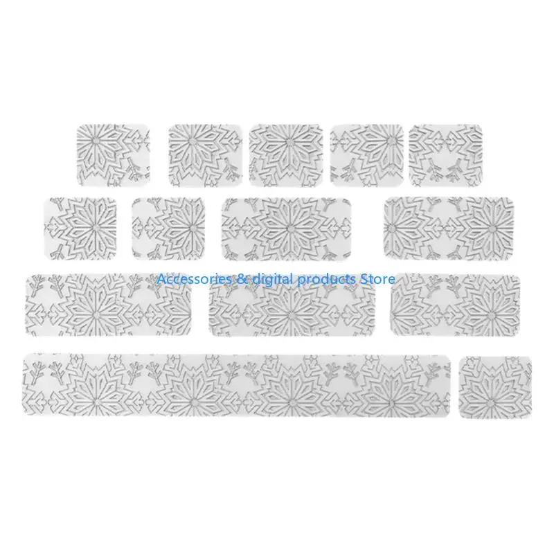 77JD Universal Fit Silicone Mouse Pads DIY Trimmable Stickers For Personalizing Skin Pad And Improved Grip During Usage