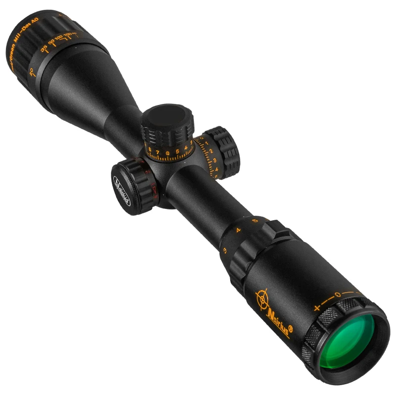 NSIRIUS Gold mira telescópica caza retícula iluminada rojo/verde