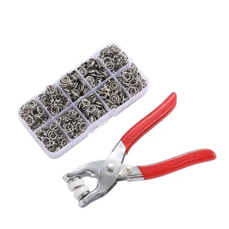 Five Five Claw Buckle Clamp Set, Baby's Clothes and Shoes Invisible Color Metal Buckle, Shoe Bag Belt Hole Snap Button Plier Tool - Aliexpress Deal