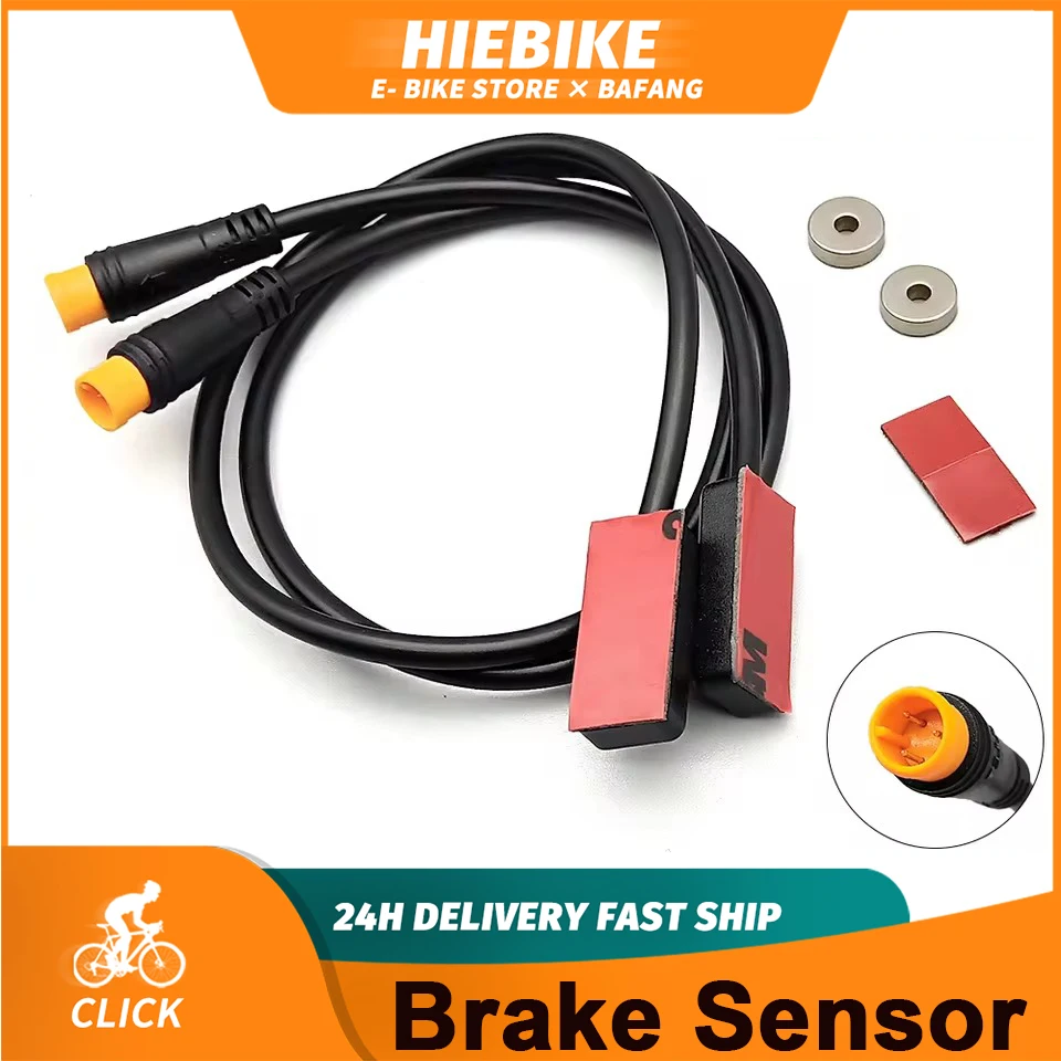 

Brake Sensor Waterproof 3 Pin Cable Magnets Ebike Hydraulic Power Cut Off Sensor for Bafang Mid Drive Motor Kit Electric Bicycle