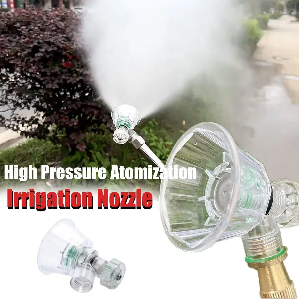 Plastic Garden Sprayer Adjustable Wind Proof High Pressure Pesticide Sprayer Transprent Irrigation Nozzles