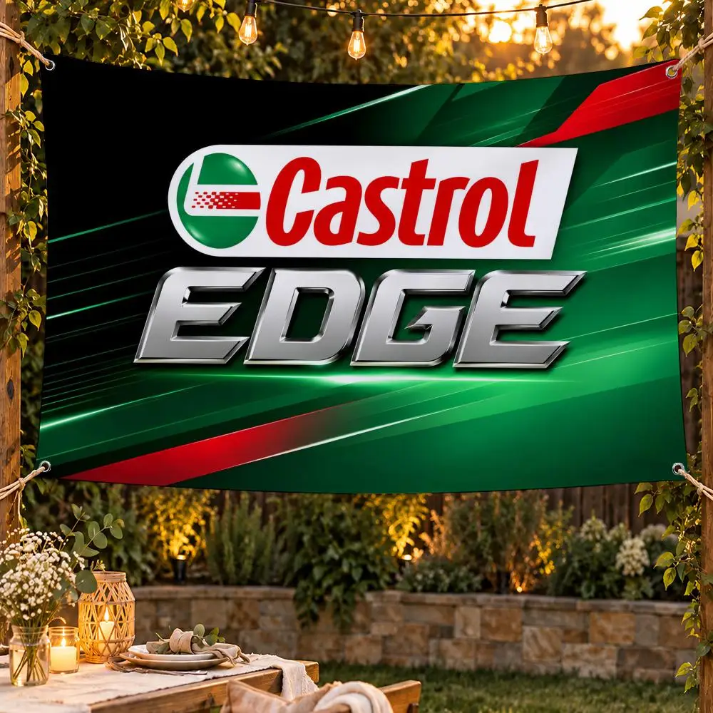 Brand Castrol Flags For Garden Party Living Room Home Wall Flag Bedroom Outdoor Decor