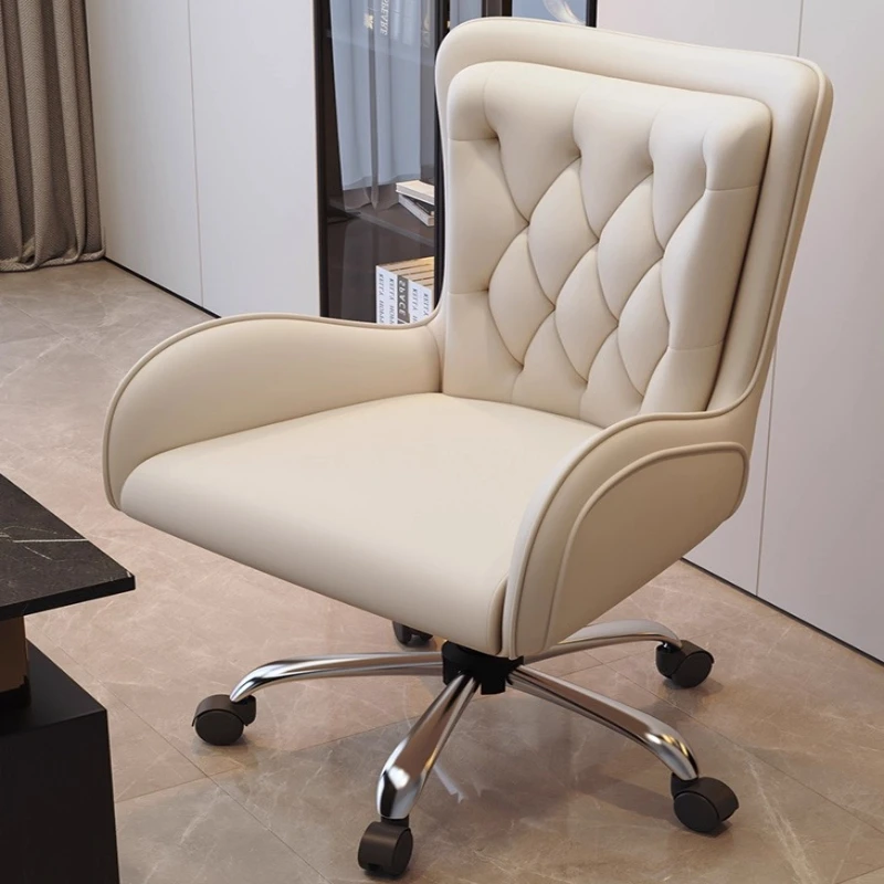 

Light luxury office chair designer artistic home study swivel chair Relaxing ergonomic Lightweight fauteuil de bureau furniture
