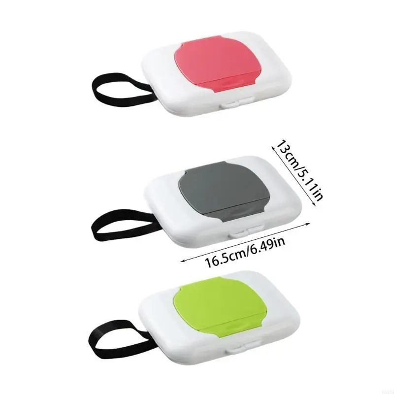 Hanging Baby Wipe Case Strollers Wipes Dispensers Outdoor Travel Refillable Wipe Holder Reusable Wipe Container
