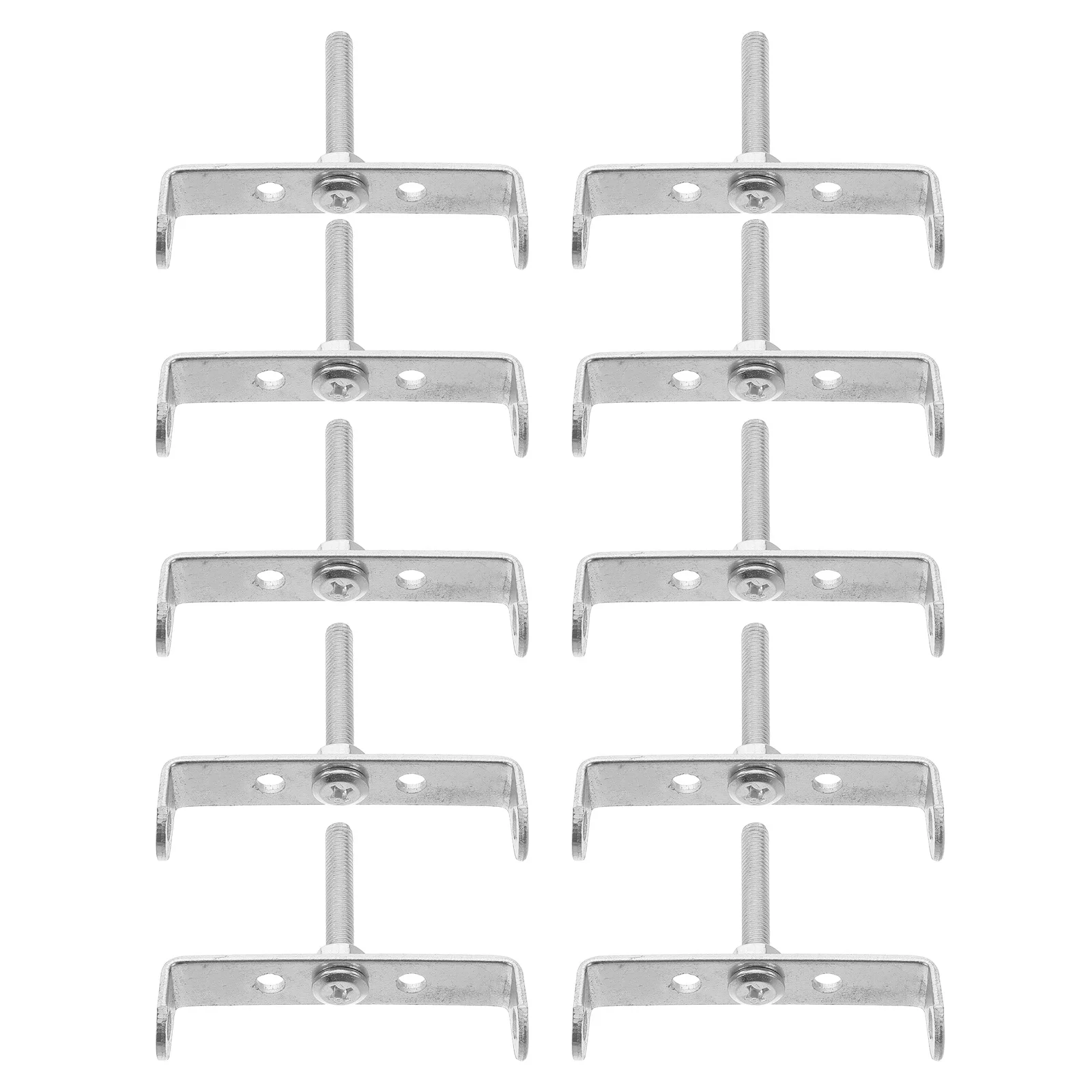 

10Pcs Rear Bike Rack Connector Sturdy U Shape Bracket for Bicycle Mounting Rack Durability Adventure Ready Hardware