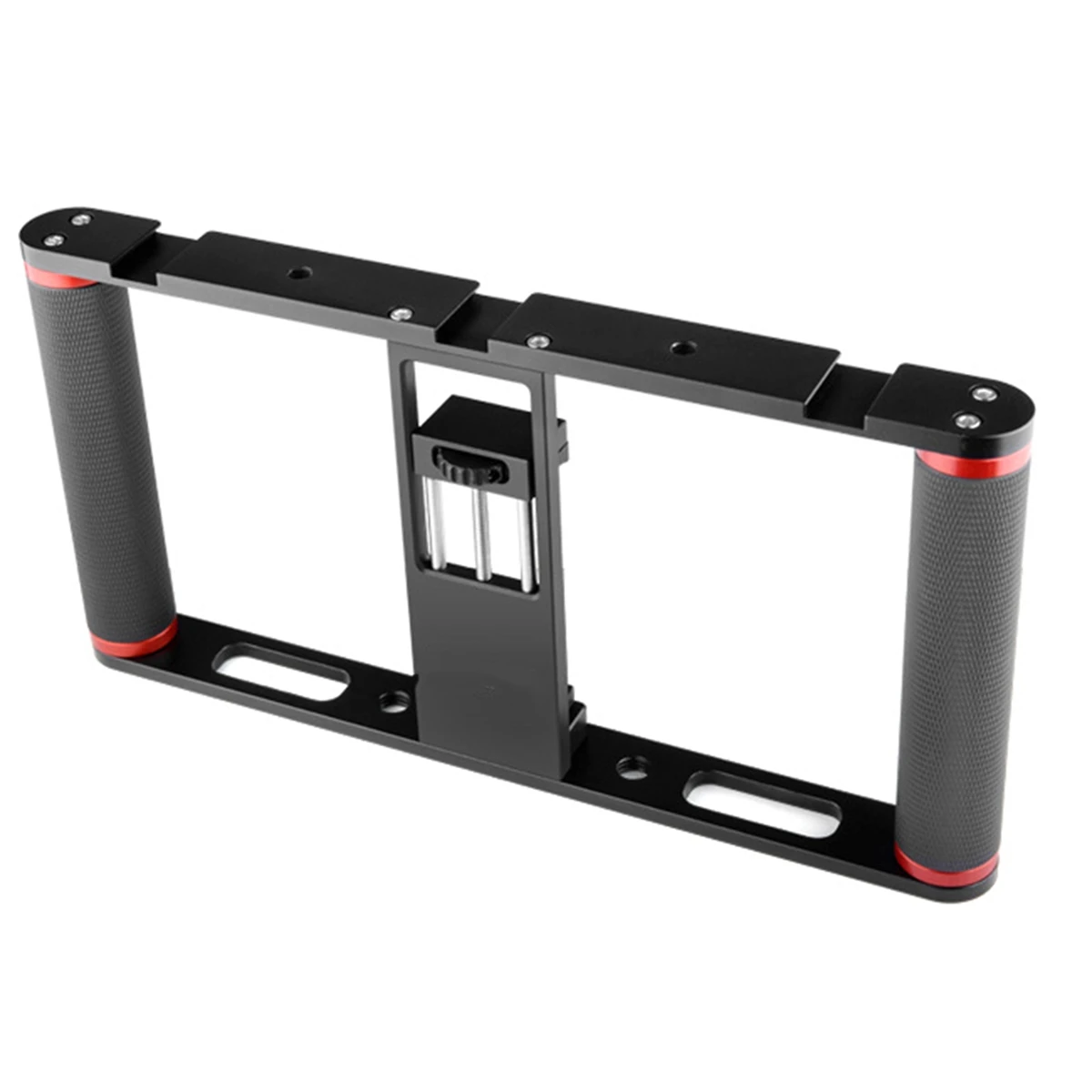 Smartphone Video Rig Cage Mount Holder Handle Grip for Mobile Phone Filmmaking