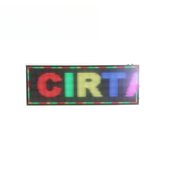 Double Sided 40 * 100cm RGB Outdoor Light Emitting Diode Display Light Emitting Diode Banner Light Emitting Diode Mobile Logo