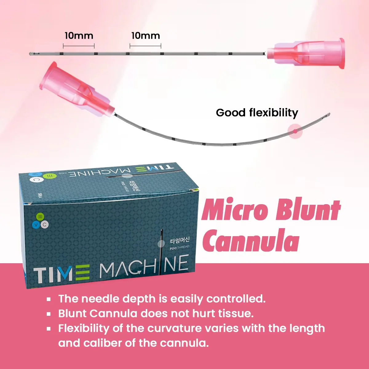 

18G/21G/22G/23G/25G/27G/30G 50mm 70mm Disposable Blunt-tip Cannula Micro Body Piercing Tattoo Needles Cannula Syringe Filler