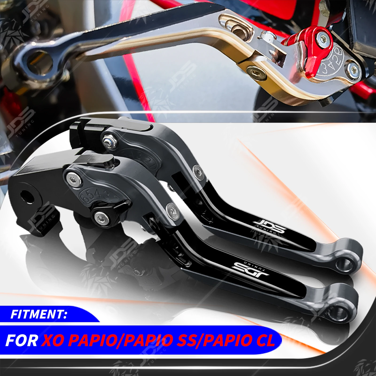 

Для CFMOTO XO PAPIO/PAPIO SS/PAPIO CL рычаг сцепления, набор тормозных рычагов, складные регулируемые рычаги, аксессуары для мотоциклов, часть