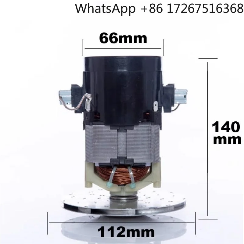 Escova de Carvão Reforçada para Aspirador de Pó 1200W D-807 D-805 D-806, Motor com Dupla Isolação