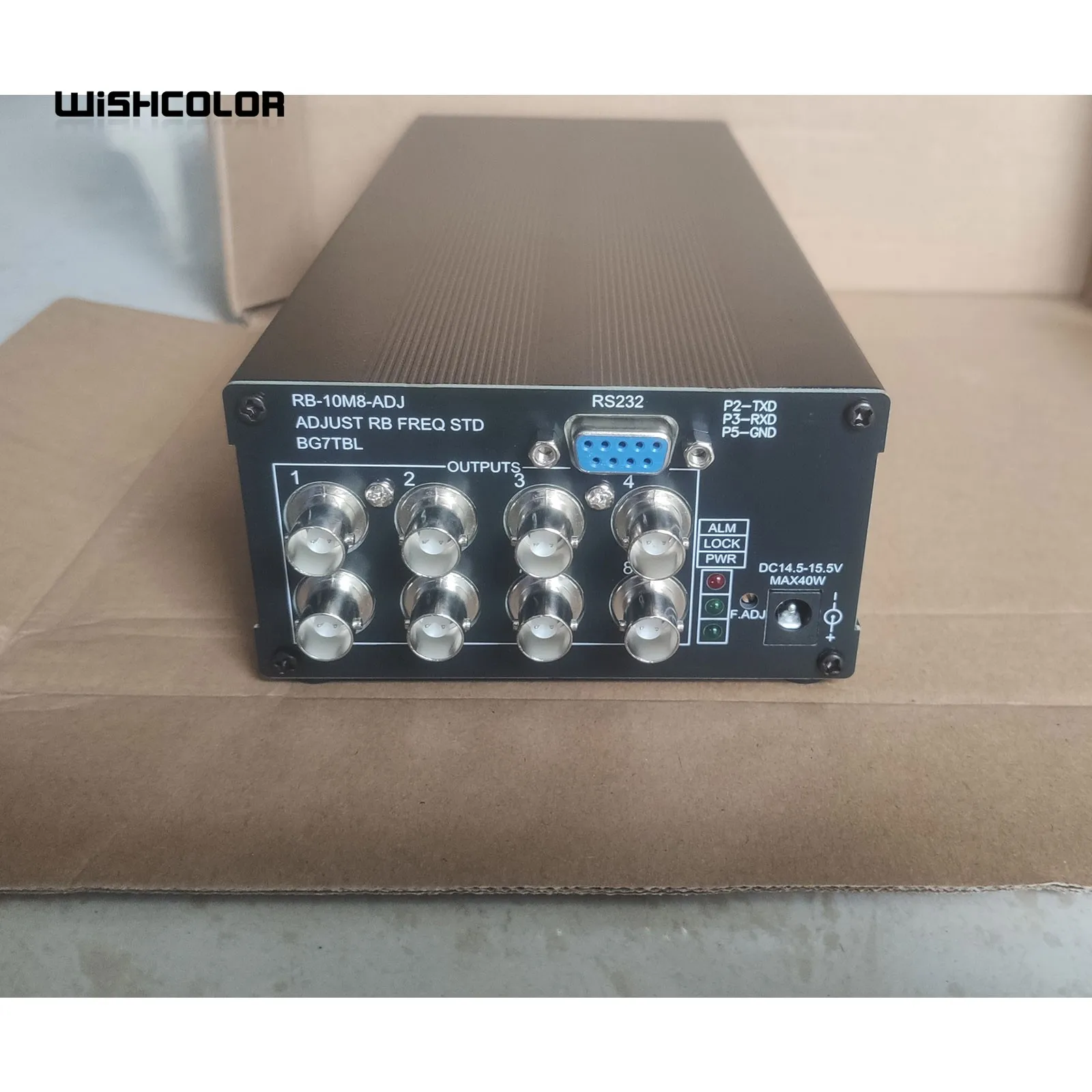 Wishcolor 10 كيلو هرتز - 150 ميجا هرتز 8 قنوات مصدر ساعة قابل للتعديل مدمج SA.22C تردد ساعة الوبيديوم معيار مع موصل BNC #1