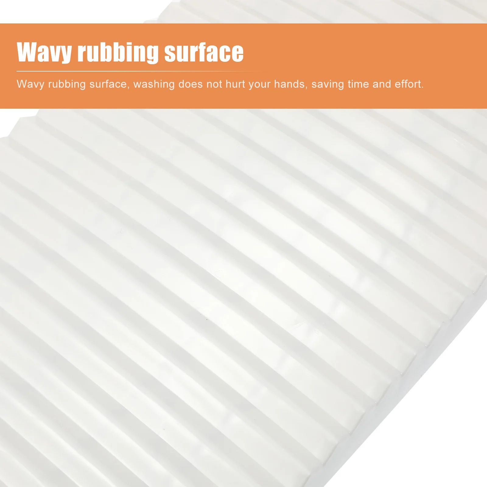 

1Pcs Plastic Washboard Household Wavy Laundry Wash Board for Clothes Washing Tool Creative Wear Resistant Lightweight Non-Slip