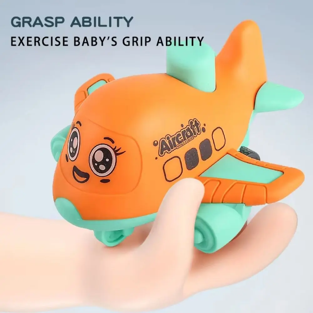 Puzzle Press and Go Car Toy Simulation Education Aircraft Inertia Car Model Spacecraft Aircraft Pull Back Car Toy Kids Gift