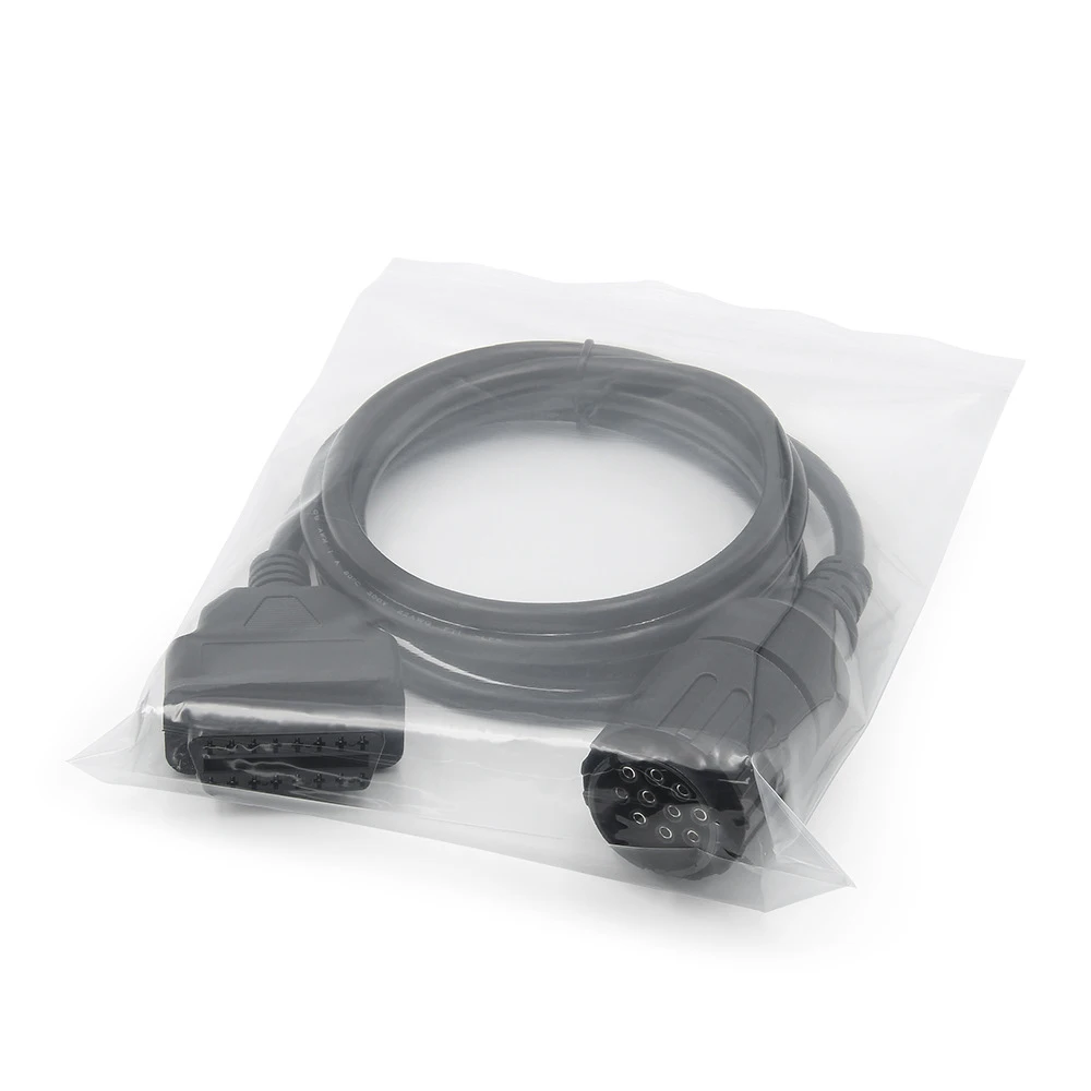 ICOM-D de Cable de 10 pines para motocicletas BMW, conector OBD 2, OBD2, escáner ODB2