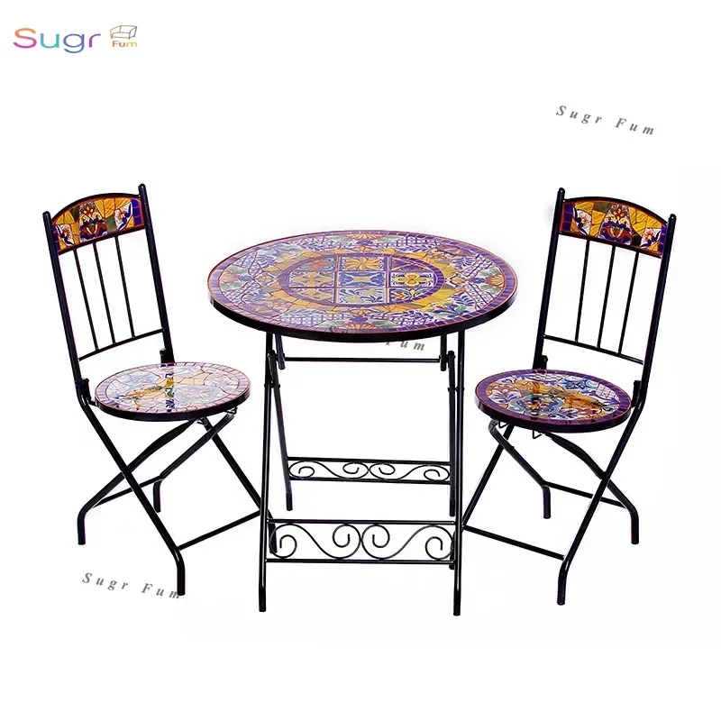 

Чайные столики и стулья для отдыха Столы и стулья для улицы, американский балкон во дворе Европейские кованые столы и