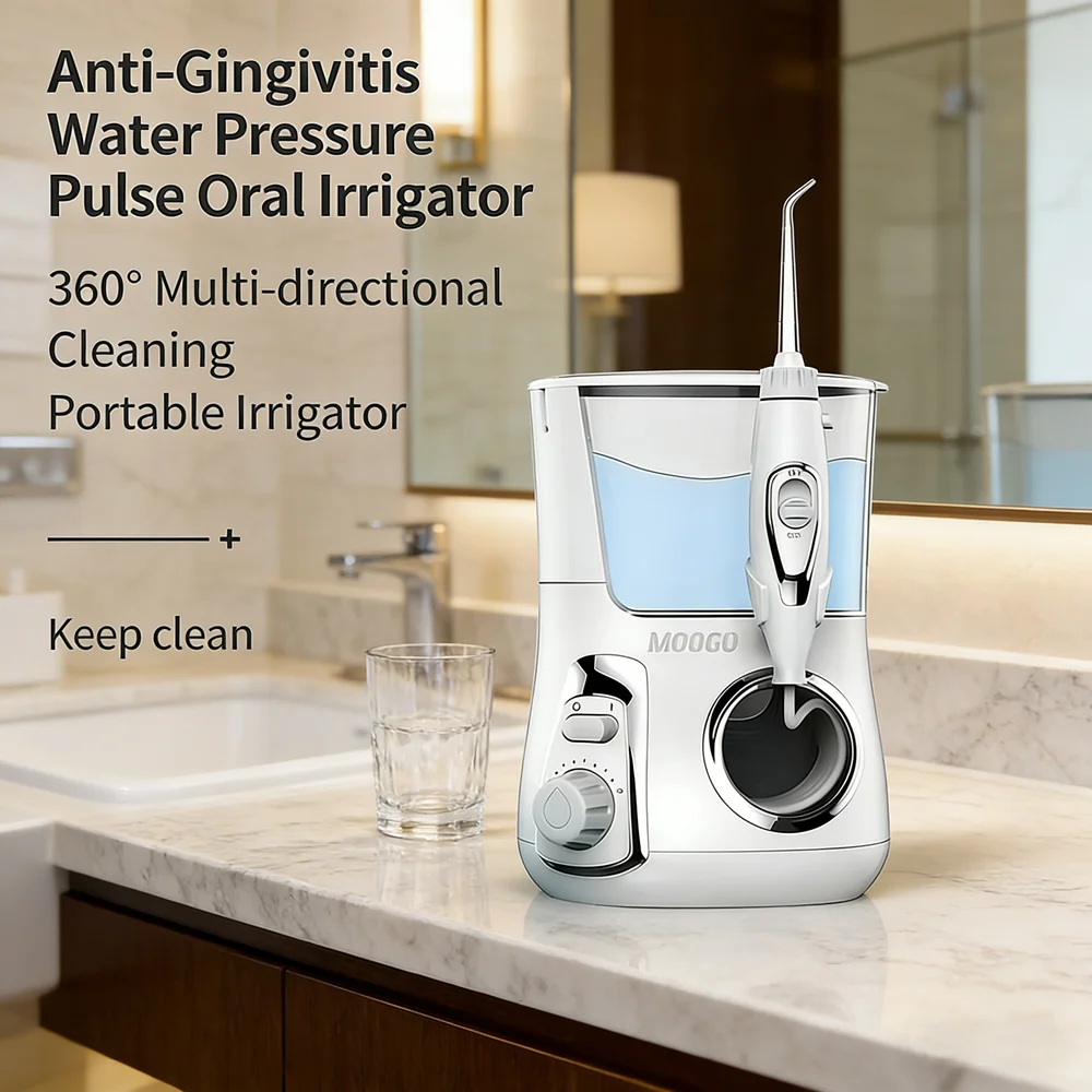 

Стоматологическая ирригация для воды на столешнице, 5 сменных насадок для домашнего ортодонтического и общего ухода за полостью рта