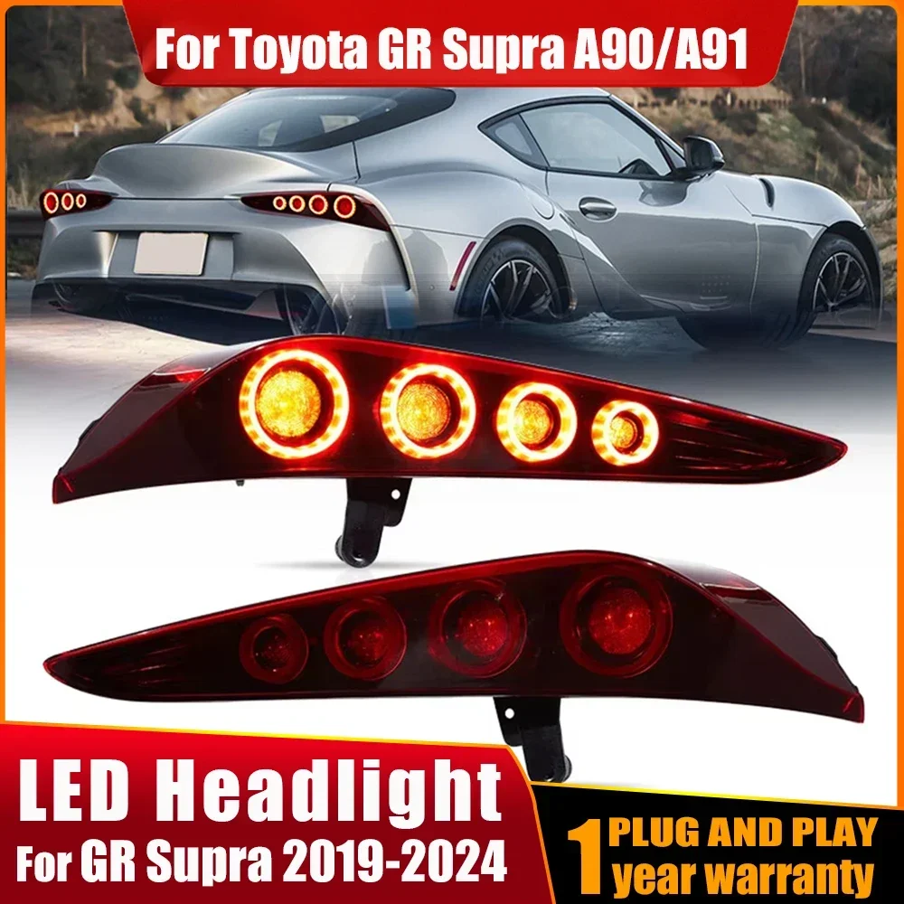 

GOOD PRICE LED Tail Lights For Toyota GR Supra A90 A91 Mk5 Rear Lamp Car Accessories 2019 2020 2021 2022 2023 2024 2PCS Bosclear