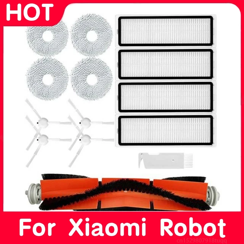 Hepa Filter For Xiaomi S10+ / S10 Plus Robot Vacuum Spare Parts Accessories Main Side Brush Mop Rag Cloth