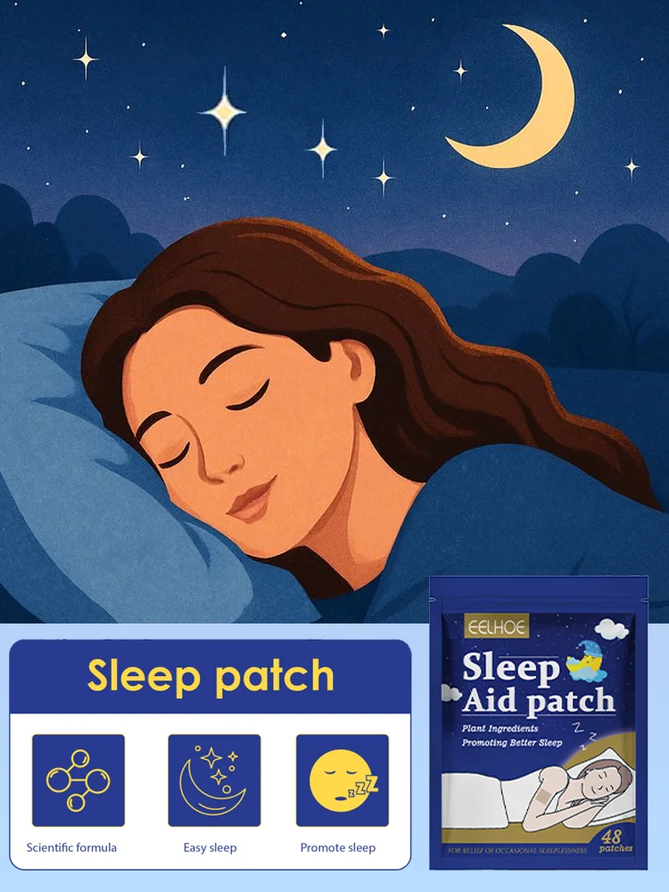 

Help Sleeping Patch Soothing Plasters Relieve Anxiety Decompression Headache Neurasthenia Insomnia Treatment Body Relaxing