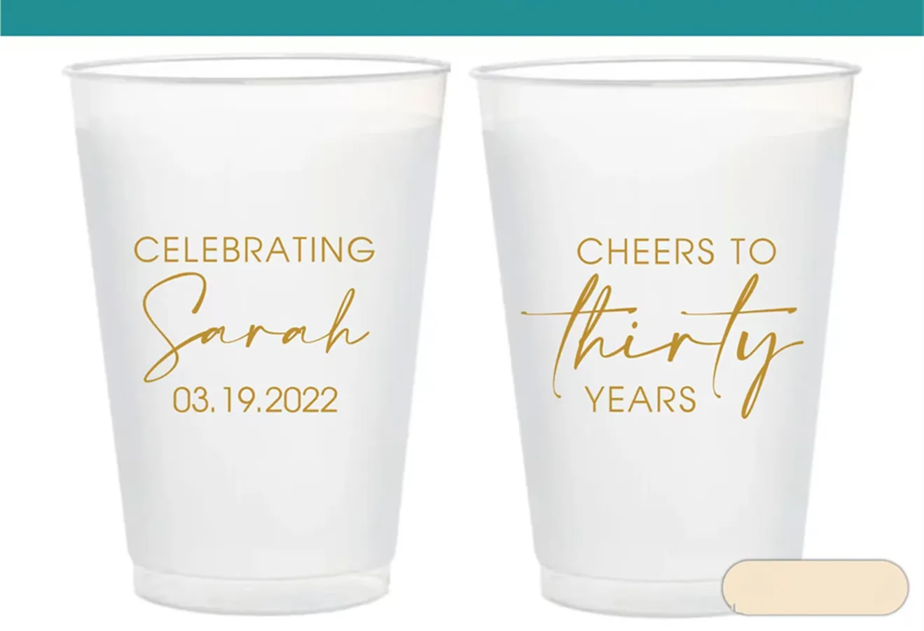 Custom Cups, Personalized Cups, Custom Birthday Cups, Birthday Cups, 30th Birthday Cups, 30th Cups, Custom Birthday Cups, Party