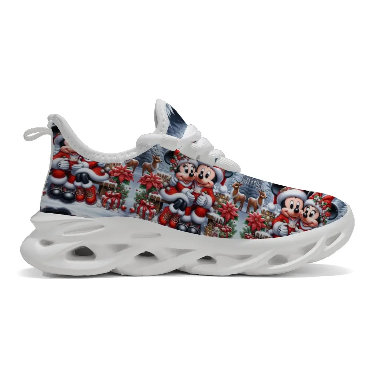 

Christmas Gifts Disney Kids Shoes Mickey and Minnie Reindeer Casual Sneakers Toddler Boy Shoes Sportschuhe Kinder Hello Kitty