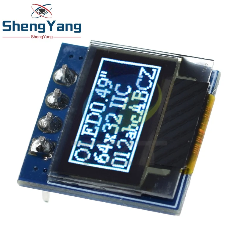 TZT 0.49 Inch OLED Display LCD Module White 0.49