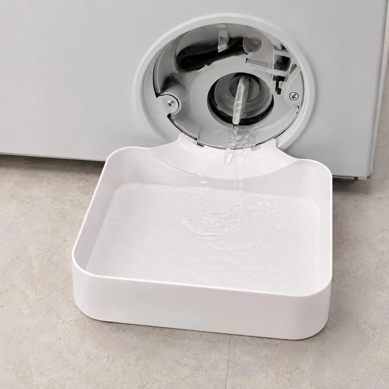 Washing Machine Drain Tray Durable Washer Water Collector Laundry Room Hose Drip Pan for Leak Prevention Dirt Stops Floor Spills