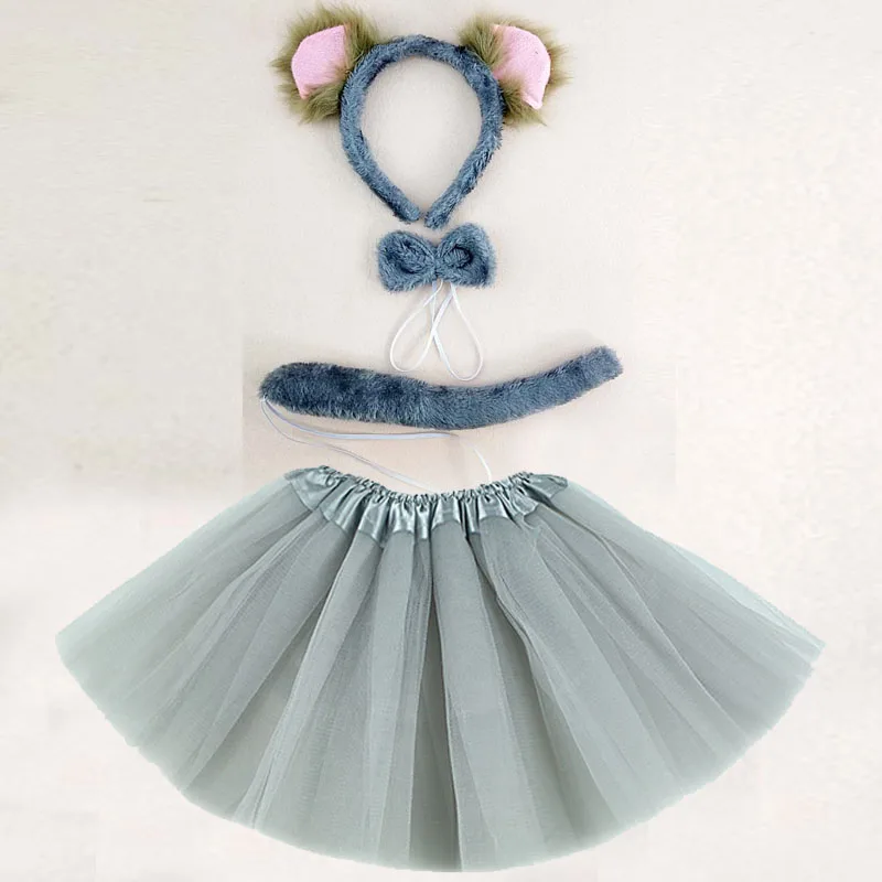 

Christmas Halloween Koala Costume Tutu Set Animal Fancy Dress Costume Kit Halloween Party Dress Up Accessories