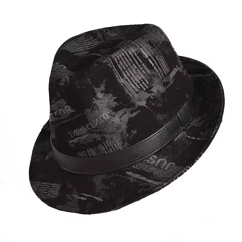 genuine-leather-suede-male-fedoras-short-brim-formal-top-hat-black-brown-gentleman-cow-skin-sheepskin-fashion-accessory