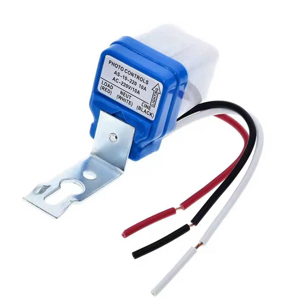 For Factory Lighting Light Control Switch Automatic Light Sensor 10M Sensing Range 2200W Max Load Compact Size