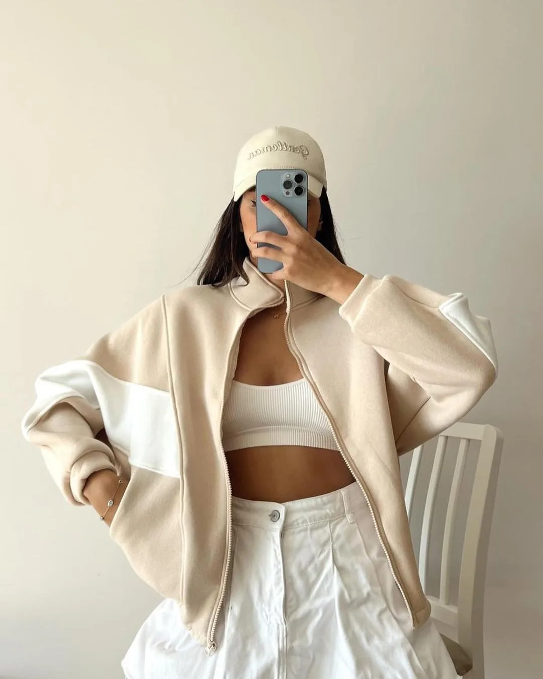 

Fall Women Fashion Short Oversized Jackets Autumn Winter Chic New All-match Lady Outwears Top Casual Zipper Stand Collar Coat