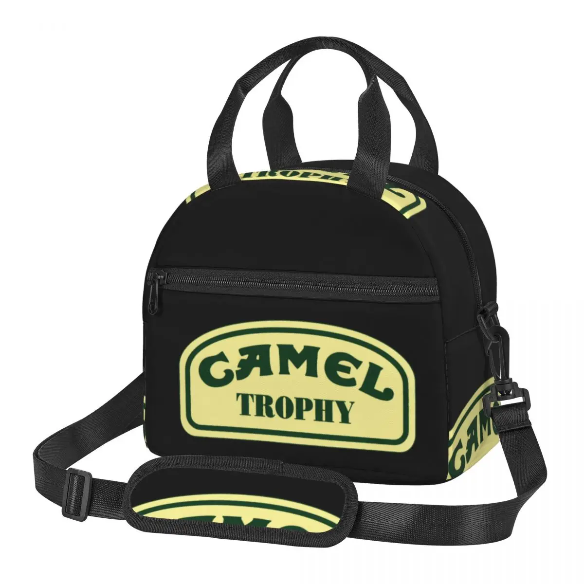 Camel Trophy Lunch Bags Insulated Bento Box Waterproof Lunch Tote Picnic Bags Thermal Bag for Woman Kids