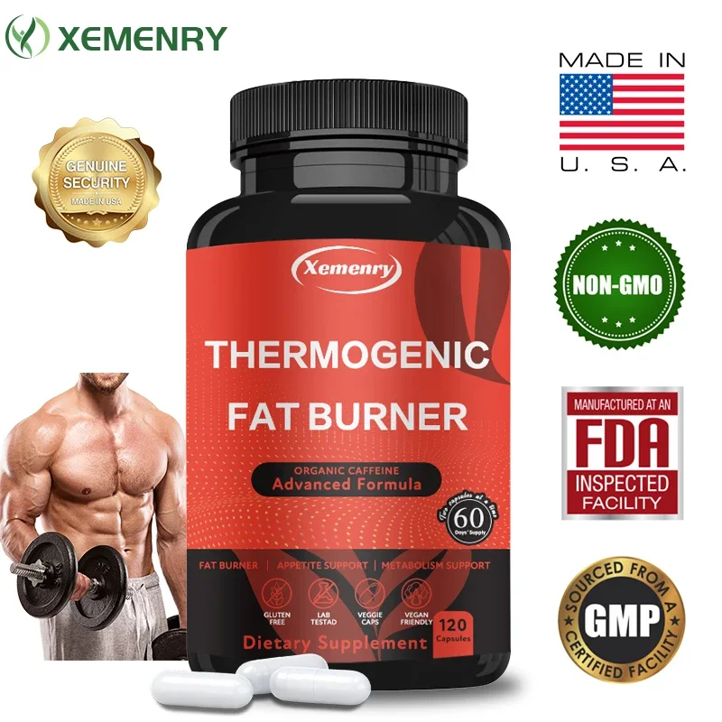 

Pyrogenic Fat Burner with Organic Caffeine - Weight Management Supplement for Men and Women