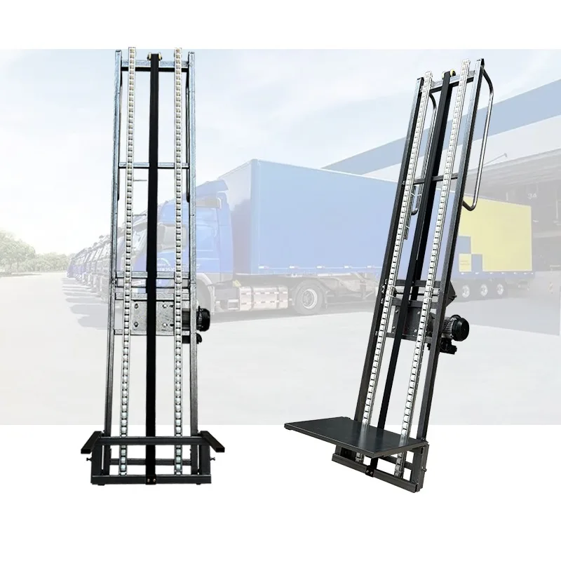 Automatic loading machine Aluminum film glass vertical lifting cargo elevator Electric folding elevator