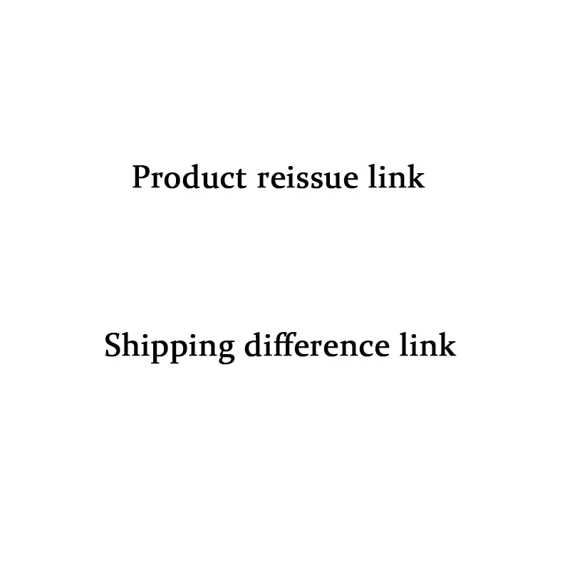 Link per la riemissione del prodotto/Link per la differenza di spedizione