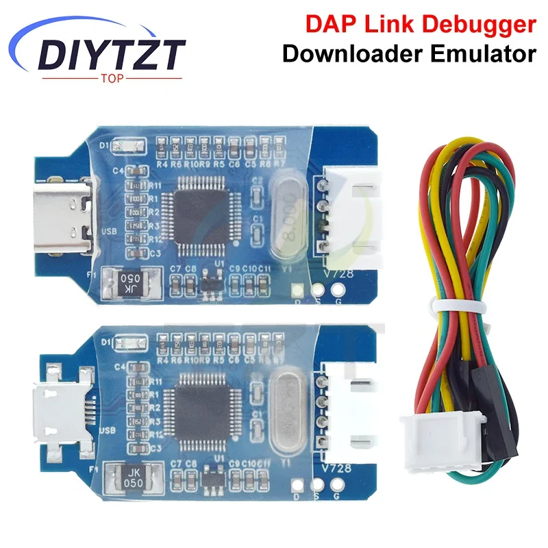 OB ARM محاكي مصحح الأخطاء مبرمج محاكاة تنزيل استبدال V8 SWD M74 STM32 تحميل لـ Arduino J-Link TYPE-C USB