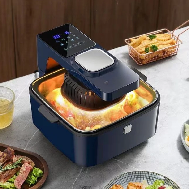 

Air fryer household fully automatic new large-capacity microwave oven smart oven all-in-one multi-function French fries