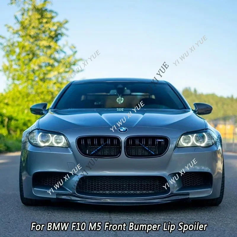 Per BMW serie 5 F10 M5 M5 compition Sedan 2011-2016 paraurti anteriore Spoiler Splitter testa paraurti protezione modanatura Trim Kit