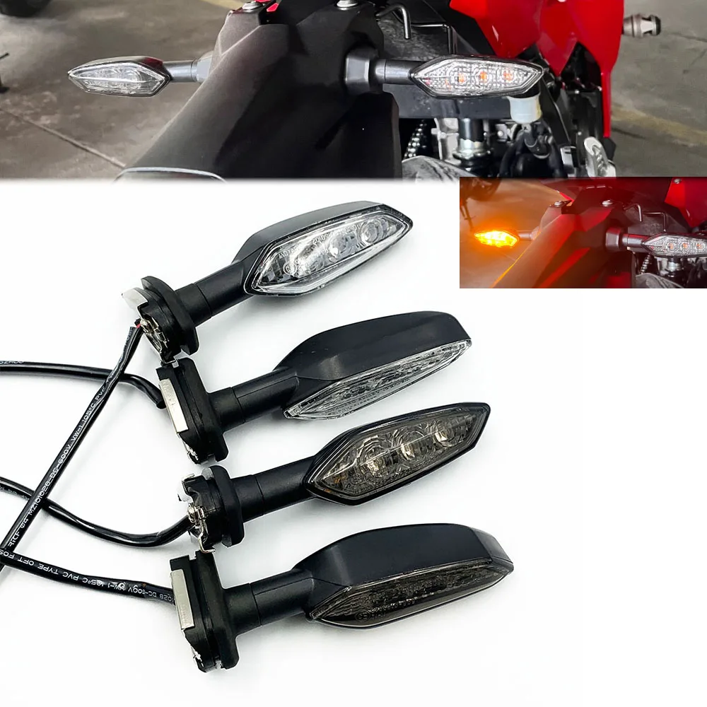 Motorcycle Flasher LED For KAWASAKI VERSYS 1000 650 300 250 125 ER6N Z125 Z250 Z300 Z400 Z650 Z900 Z1000 LED Turn Signal Light