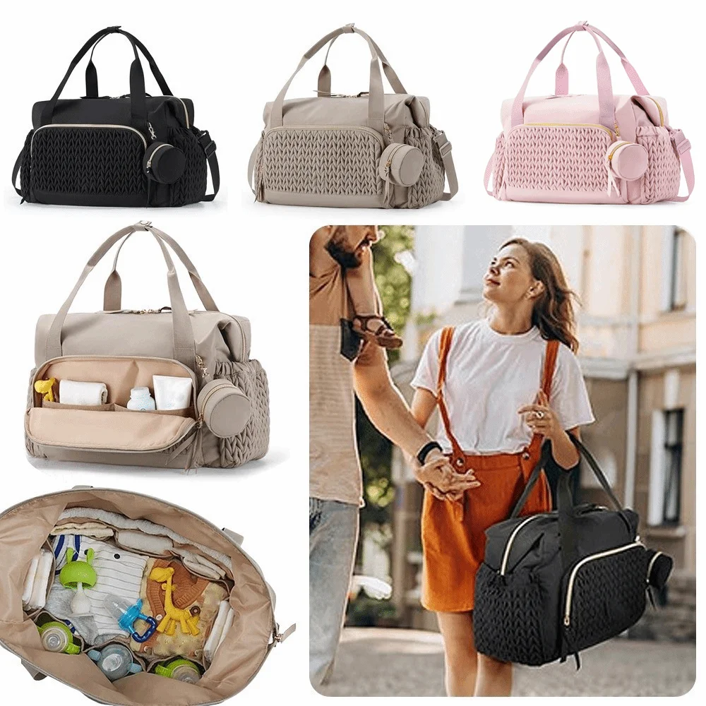 multifunction-mommy-diaper-bag-with-insulated-pocket-changing-pad-portable-infant-travel-diaper-nappy-bags-large-capacity