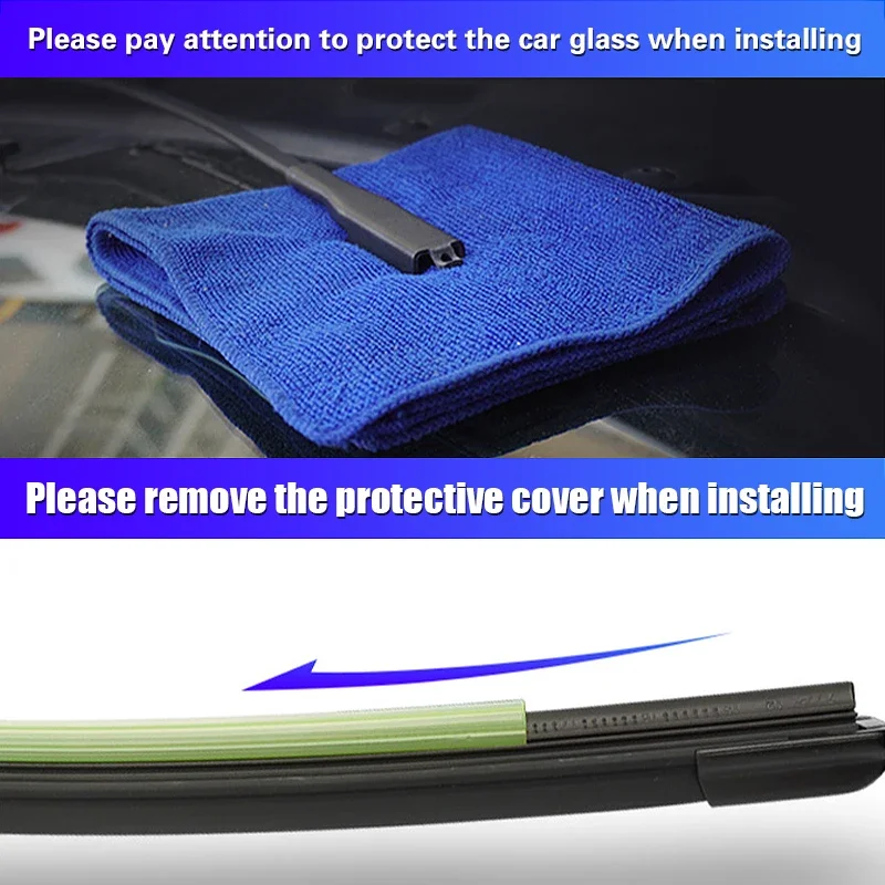 Ruitenwisser LHD Voorste Wisserbladen Voorruit Schoon Venster Auto Regenborstels 2021 2022 26 "+ 18" Voor VW Passat B8 2015 - 2023