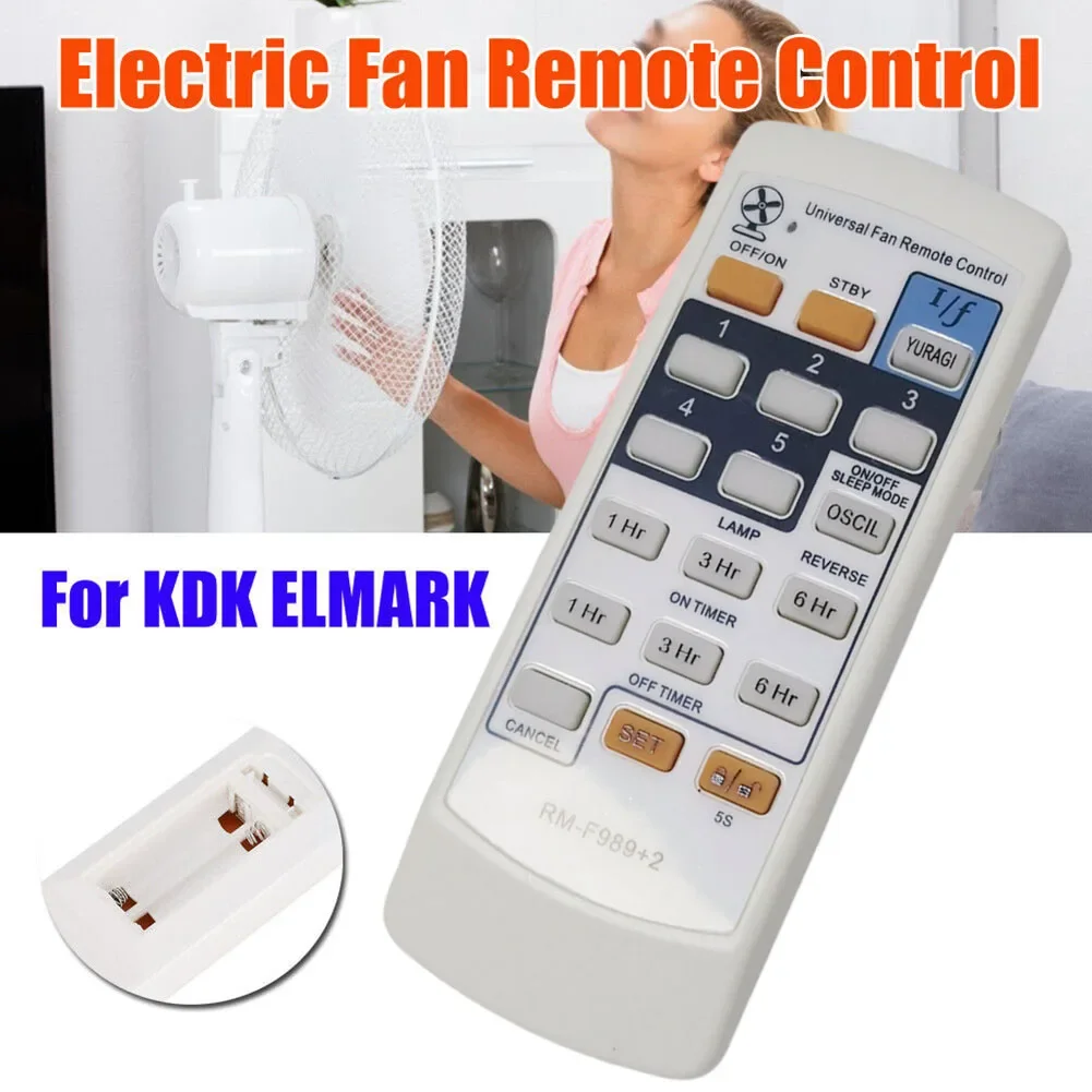 

For Damaged Remote Controls Electric Fan Remote Home Use ABS Material Basic Remote Control Functions Convenient Operation