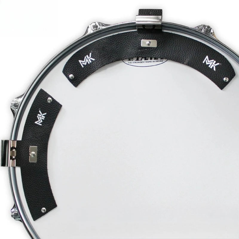 Leather Drum Kit Dampening Pad Magnetic Drum Kit Overtone Stickers Practice Noise Reduction Pad Percussion Instrument Parts