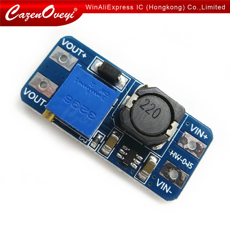 MT3608 DC-DC Step Up Converter Booster Power Supply Module Boost Step-up Board MAX output 28V 2A In Stock