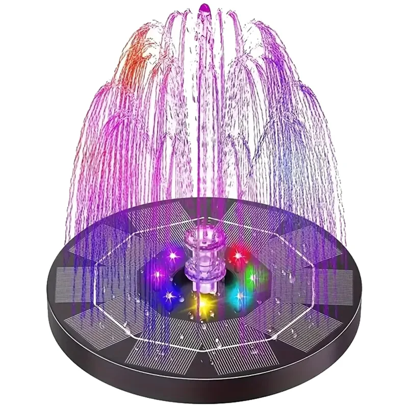 

A84X-LED Solar Fountain Pump For Bird Bath Pond Outdoor Aquarium Garden Decoration Pond Patio Water Cycling