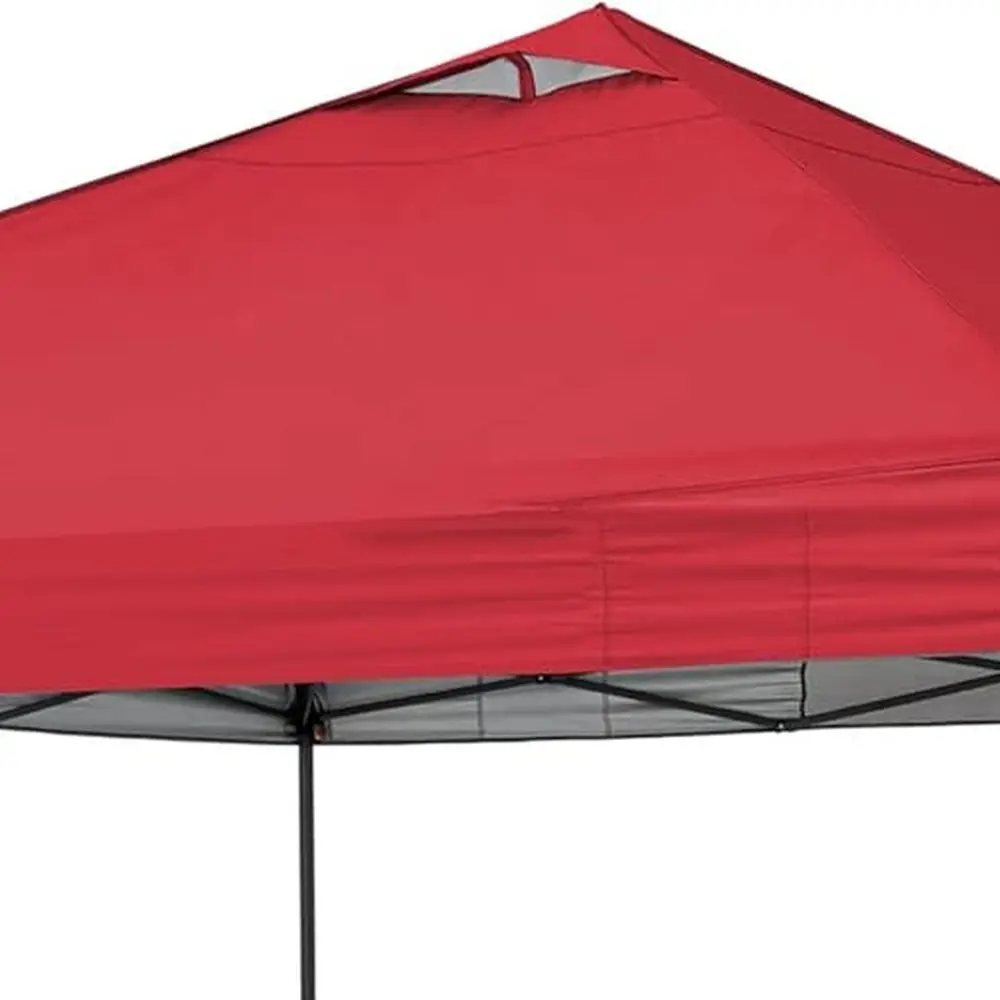 

12' x 12' Instant Canopy Replacement Top with Air Vent, Red Cover Only, Not Compatible with Other Models