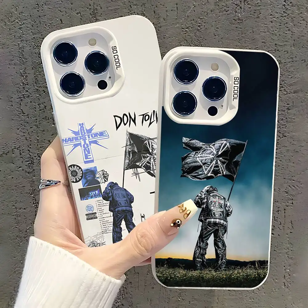 

Don Toliver Hardstone Psycho Case For iPhone 17,16,15,14,13,12,11,Pro,XS,Max,Plus,Mini,SE White Candy Matte Shockproof Cover